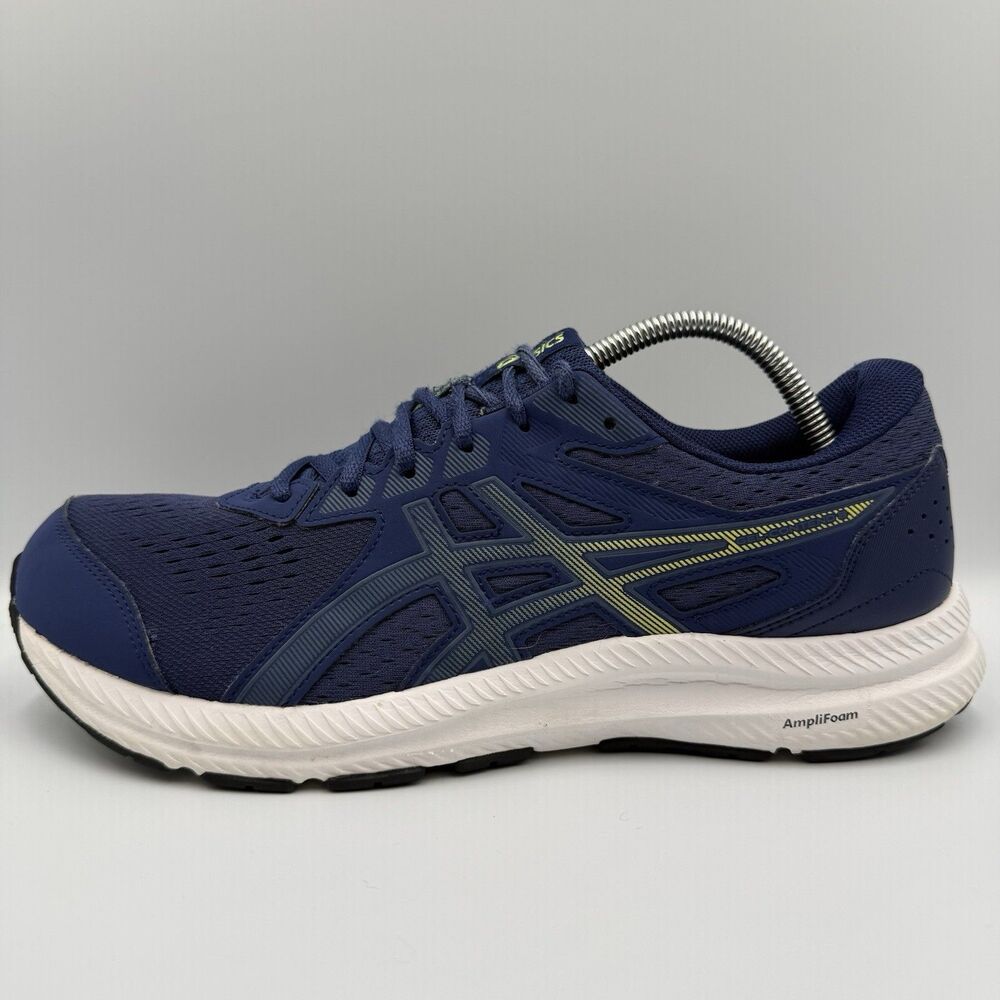 Asics Gel Contend 8 Men's Size 11 Blue Running Shoes Sneakers 1011B492 - Picture 3 of 9